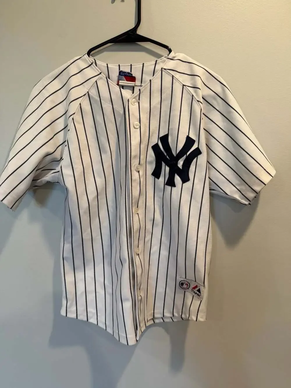 Majestic New York Yankees Alex Rodriguez #13 Youth Pinstripe Baseball Jersey